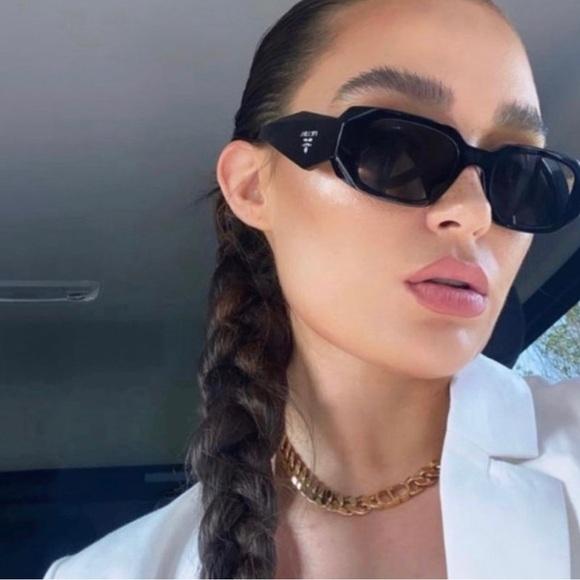 NEW PRADA PR 17WS 1AB5S0 SUNGLASSES PRADA PR17WS BLACK PRADA PR 17WS 1AB5S0 - Picture 2 of 14